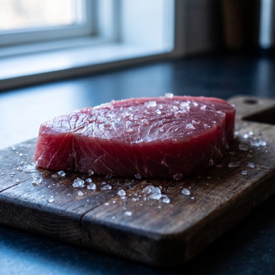 Atún steak